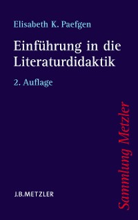 Cover Einführung in die Literaturdidaktik