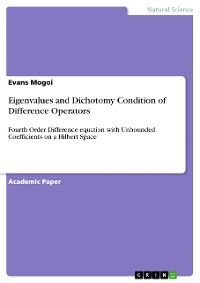 Cover Eigenvalues and Dichotomy Condition of Difference Operators