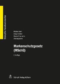 Cover Markenschutzgesetz (MSchG)