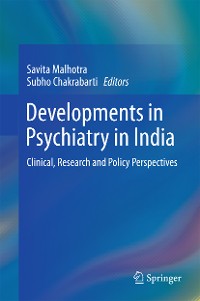 Cover Developments in Psychiatry in India