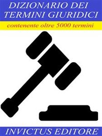 Cover Dizionario dei termini giuridici
