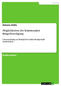 Cover Möglichkeiten der kommunalen Bürgerbeteiligung