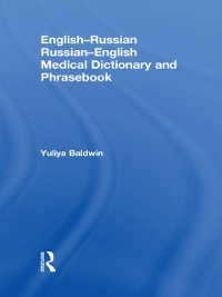 Cover English-Russian Russian-English Medical Dictionary and Phrasebook