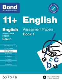 Cover Bond 11+: English Assessment Papers Book 1 10-11 Years