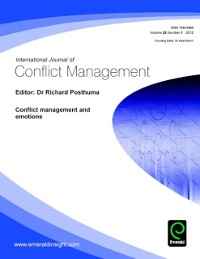 Cover Conflict management and emotions