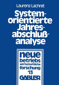 Cover Systemorientierte Jahresabschlußanalyse