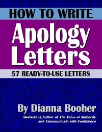 Cover How to Write Apology Letters