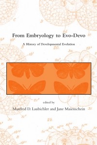Cover From Embryology to Evo-Devo