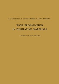 Cover Wave Propagation in Dissipative Materials