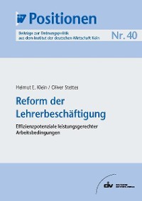 Cover Reform der Lehrerbeschäftigung