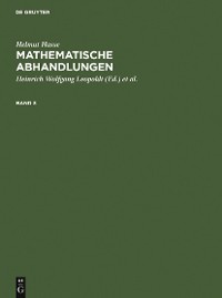Cover Helmut Hasse: Mathematische Abhandlungen. 3