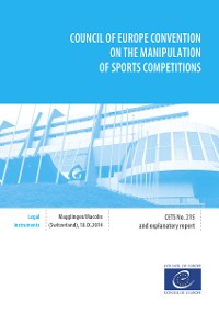 Cover Council of Europe Convention on the manipulation of sports competitions