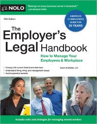 Cover Employer's Legal Handbook, The