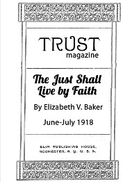 Cover The Just Shall Live By Faith