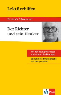 Cover Klett Lektürehilfen - Friedrich Dürrenmatt, Der Richter und sein Henker