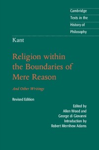 Cover Kant: Religion within the Boundaries of Mere Reason