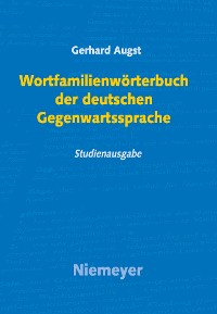 Cover Wortfamilienwörterbuch der deutschen Gegenwartssprache