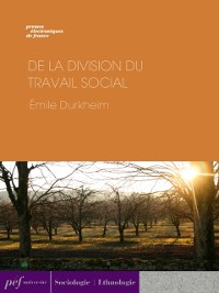 Cover De la division du travail social