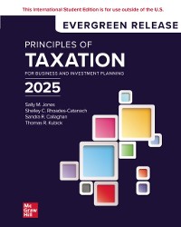 Cover Principles of Taxation for Business and Investment Planning: 2025 Release ISE