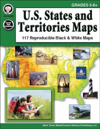 Cover U.S. States and Territories Maps, Grades 5 - 8