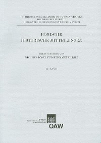 Cover Römische Historische Mitteilungen / Rmische Historische MItteilungen, Band 51/2009