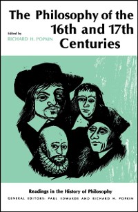 Cover Philosophy of the Sixteenth and Seventeenth Centuries
