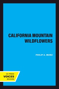 Cover California Mountain Wildflowers