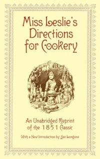 Cover Miss Leslie's Directions for Cookery