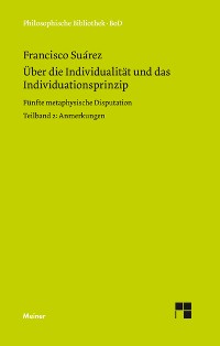 Cover Über die Individualität und das Individuationsprinzip II