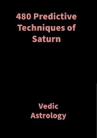 Cover 480 Predictive Techniques of Saturn
