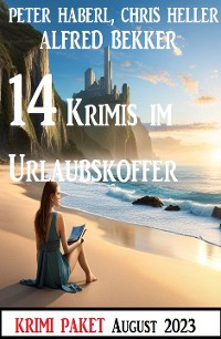Cover 14 Krimis im Urlaubskoffer August 2023