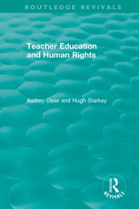 Cover Teacher Education and Human Rights