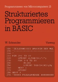 Cover Strukturiertes Programmieren in BASIC