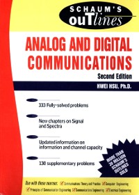 Cover Schaum's Outline of Analog and Digital Communications