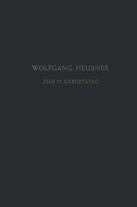 Cover Festschrift zum 75. Geburtstag