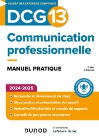 Cover DCG 13 - Communication professionnelle - 2e ed. : Manuel