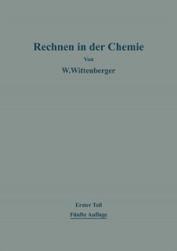 Cover Rechnen in der Chemie