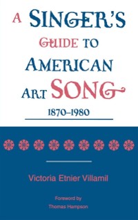 Cover Singer's Guide to the American Art Song: 1870-1980