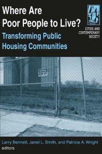 Cover Where are Poor People to Live?: Transforming Public Housing Communities