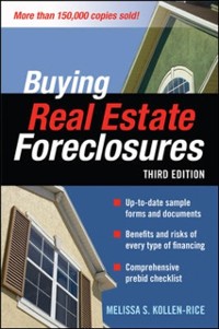 Cover BUYING REAL ESTATE FORECLOSURES 3/E