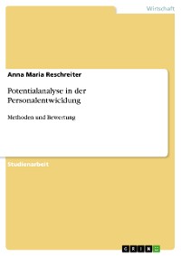 Cover Potentialanalyse in der Personalentwicklung