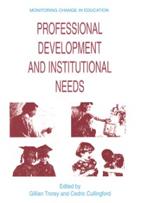 Cover Professional Development and Institutional Needs
