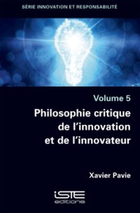 Cover Philosophie critique de l'innovation et de l'innovateur