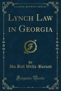 Cover Lynch Law in Georgia