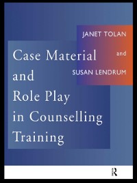 Cover Case Material and Role Play in Counselling Training