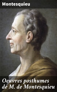 Cover Oeuvres posthumes de M. de Montesquieu