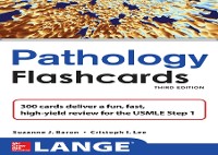 Cover Lange Pathology Flash Cards, Third Edition