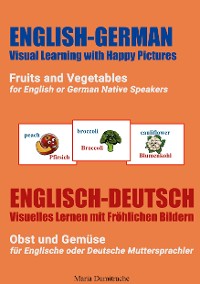 Cover Fruits and Vegetables for English or German Native Speakers, Obst und Gemüse für Englische oder Deutsche Muttersprachler