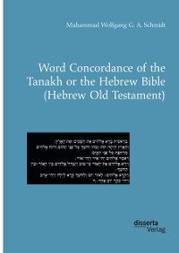 Cover Word Concordance of the Tanakh or the Hebrew Bible (Hebrew Old Testament)