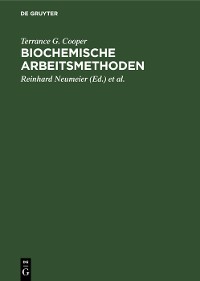 Cover Biochemische Arbeitsmethoden